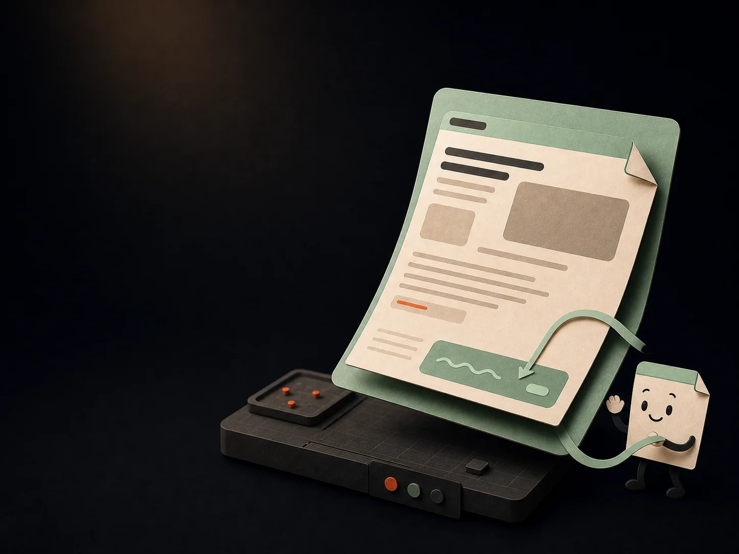 The repaired landing page leaves the after.click workbench ready to ship.
